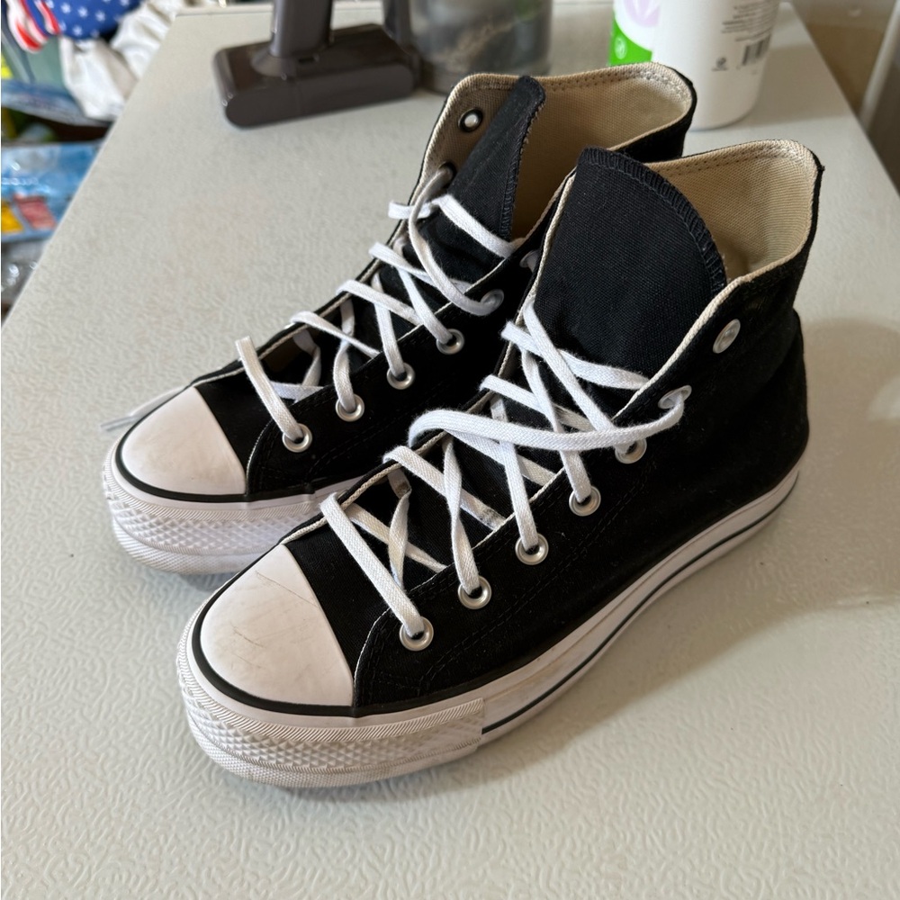 Converse Black and White High-Tops